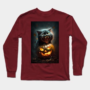 Halloween cats Long Sleeve T-Shirt